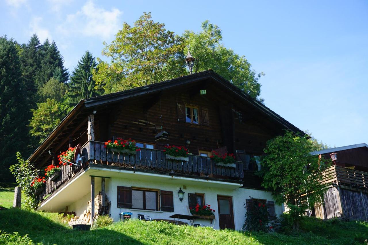 Ferienwohnungen Im Blockhaus Metzler Schwarzenberg im Bregenzerwald Eksteriør billede