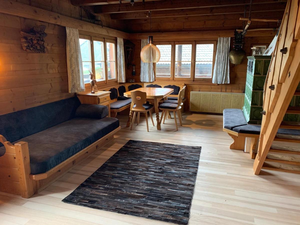 Ferienwohnungen Im Blockhaus Metzler Schwarzenberg im Bregenzerwald Eksteriør billede
