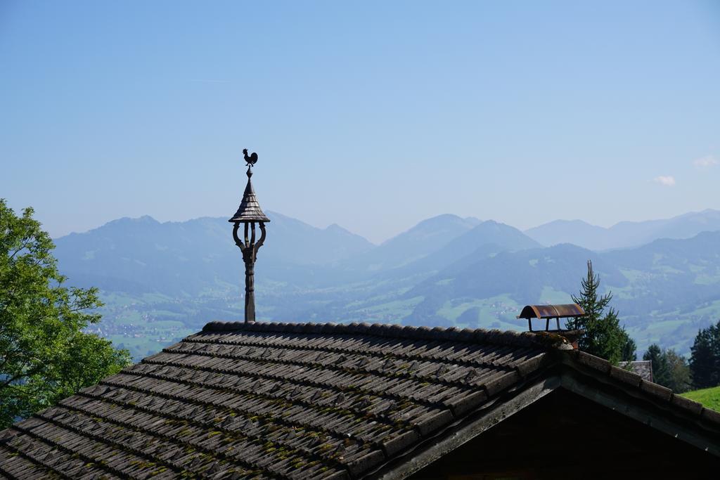 Ferienwohnungen Im Blockhaus Metzler Schwarzenberg im Bregenzerwald Eksteriør billede