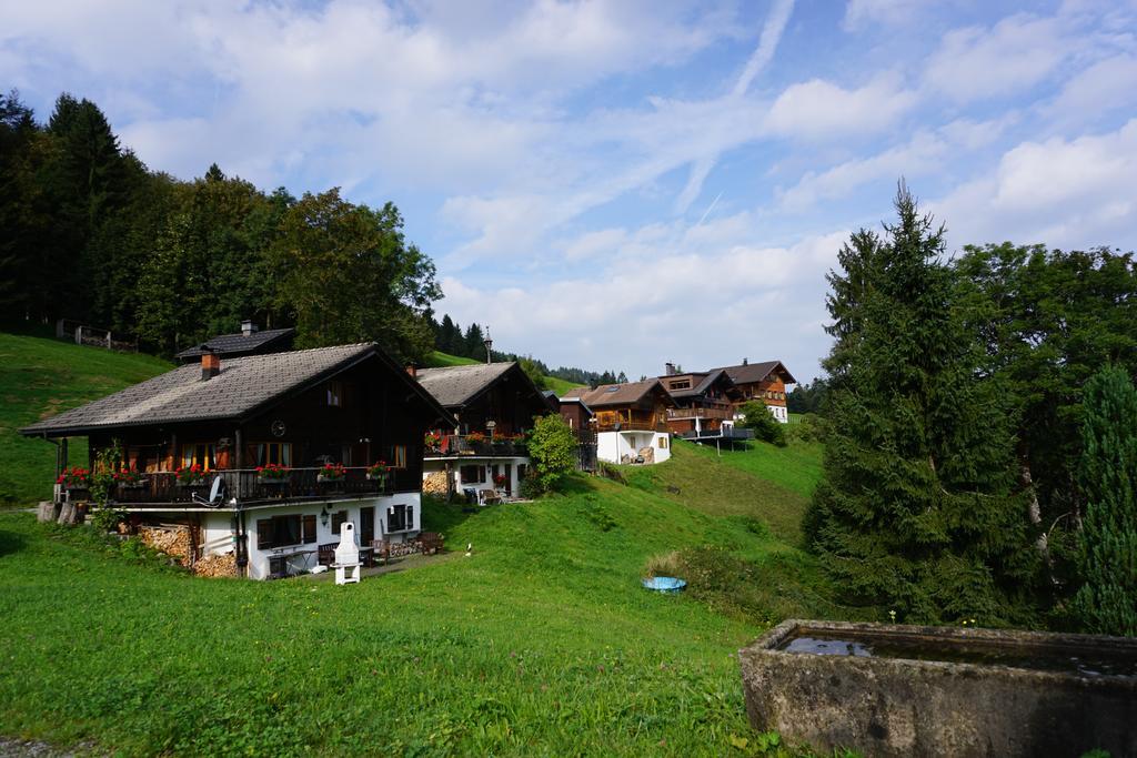 Ferienwohnungen Im Blockhaus Metzler Schwarzenberg im Bregenzerwald Eksteriør billede