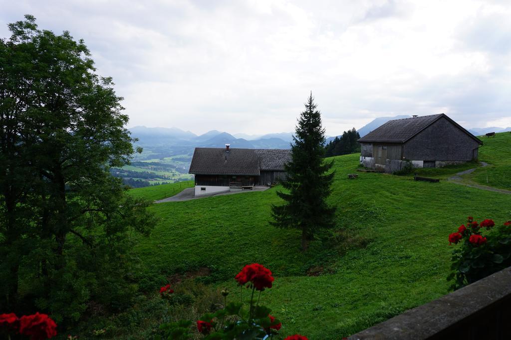 Ferienwohnungen Im Blockhaus Metzler Schwarzenberg im Bregenzerwald Eksteriør billede